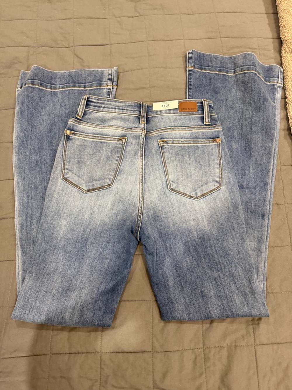 Judy Blue Trouser Flare Jeans size 5/27 - Picture 4 of 5